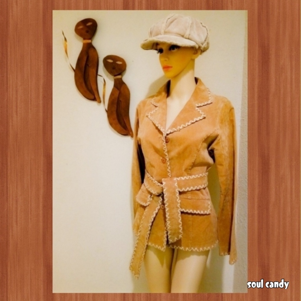 90's Wet Seal suede jacket - Picture 1 of 4